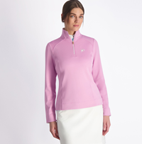 Fairway & Greene Ladies 1/4 Zip Jacket in Pink