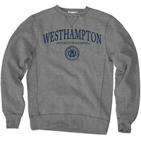 Blue 84 West Hampton University of Richmond Embroidered Crew Neck in Grey