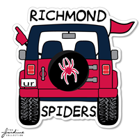 Jardine 2 Inch Richmond Spiders Jeep Sticker