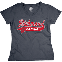 Blue 84 Vintage Richmond Mascot Mom V-Neck Tee