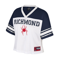 Colosseum Ladies Jersey with Richmond Mascot in Navy and White