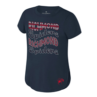 Colosseum Youth Tee with Richmond Spiders Repeat on Navy