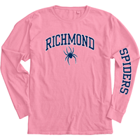 Blue 84 Long Sleeve with Richmond Mascot in Pink