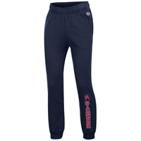 Champion Youth Jogger Pant with Mascot Richmond at Lower Ankle in Navy