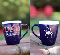 R F S J Dad Mascot University of Richmond Mug in Navy and White