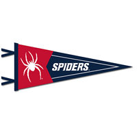 Mascot Spiders Wool Felt Pennant 18 Inch