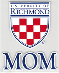 University of Richmond Shield with Mom Outside Decal