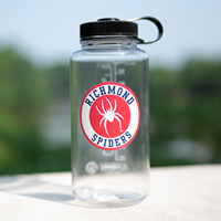 Nalgene 32 oz with Richmond Mascot Spiders Clear