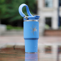 My Bevi 25 oz Travel Mug with Handle in Blue