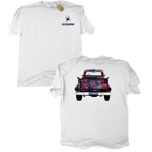 Duck Company Tee with Pick Up Truck Graphic in White