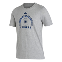 Adidas Cotton Tee with University of Richmond Fear the Spiders in Grey