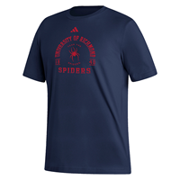 Adidas Cotton Tee with University of Richmond Fear the Spiders in Navy