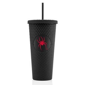 Spirit Products Shine Bright Spider Tumbler with Straw in Black