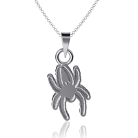 Dayna Designs Sterling Silver Necklace with Silver Mascot